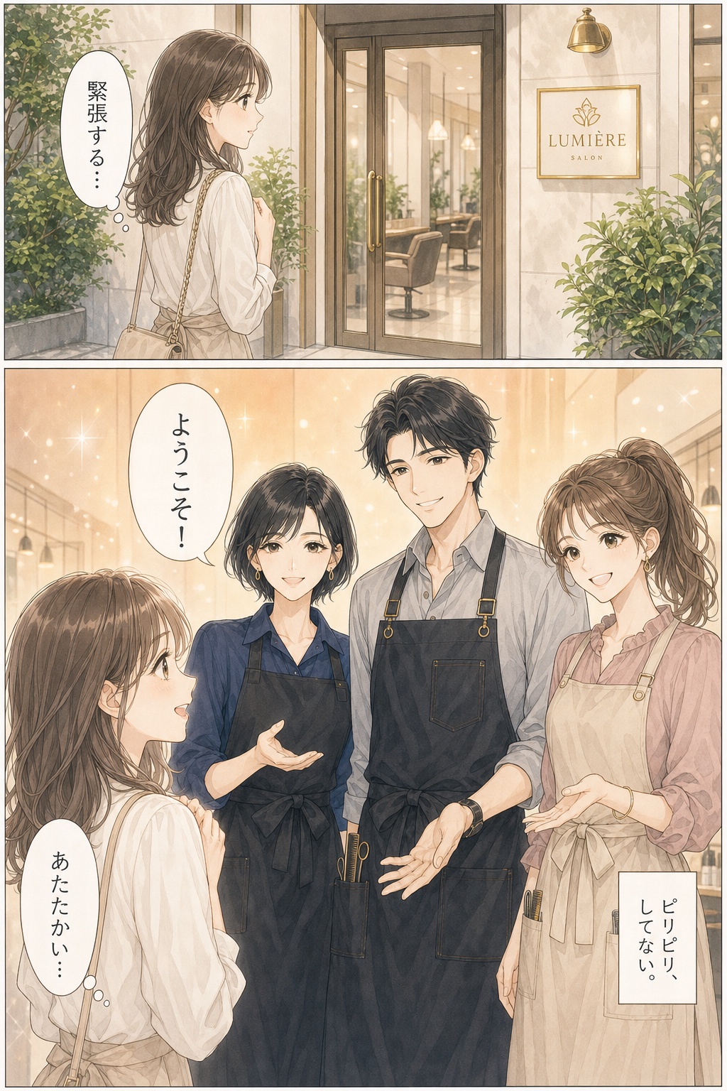 サンプル漫画 3ページ目