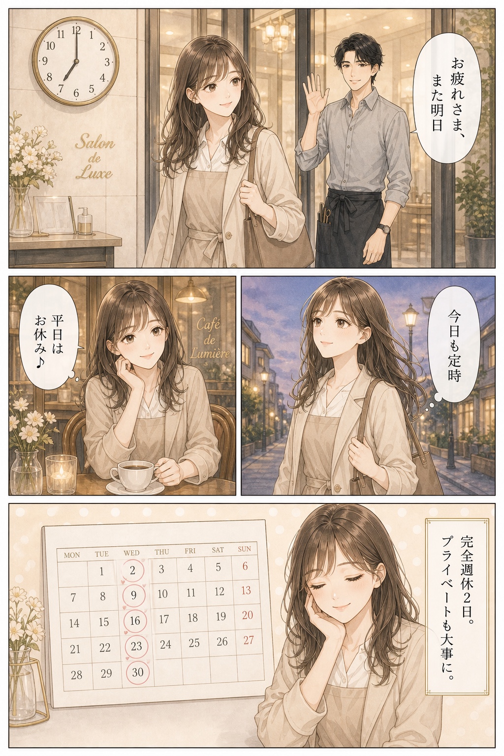 サンプル漫画 5ページ目